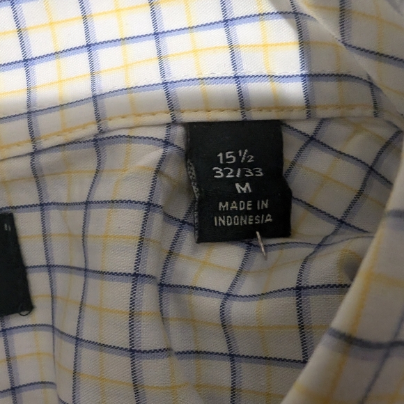 Men's Lauren, Ralph Lauren - Regular Fit Wrinkle Free Stretch Dress Shirt - Picture 7 of 13